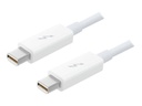 Apple - Cable Thunderbolt - Mini DisplayPort (M) a Mini DisplayPort (M) - 2 m - blanco - para iMac; Mac mini (Finales de 2012, Finales de 2014, Mid 2011); MacBook Air; MacBook Pro