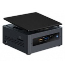 Intel Next Unit of Computing Kit NUC7CJYHN - Limitado - miniordenador - 1 x Celeron J4005 / 2 GHz - RAM 0 GB - UHD Graphics 600 - GigE - WLAN: 802.11a/b/g/n/ac, Bluetooth 5.0
