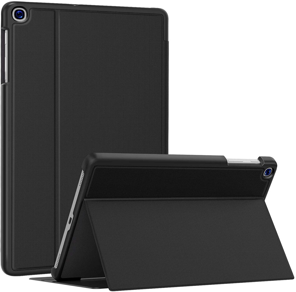 Soke Funda para Galaxy Tab A 10.1 2019, Premium A prueba de golpes, múltiples ángulos de visión, cubierta trasera de TPU suave para tablet Samsung Galaxy Tab A de 10.1 pulgadas