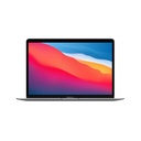 Apple MacBook Air - M1 - macOS Monterey 12.0 - 8 GB RAM - 256 GB SSD - 13.3" IPS 2560 x 1600 (WQXGA) - M1 7-core GPU - Bluetooth, Wi-Fi 6 - gris espacio