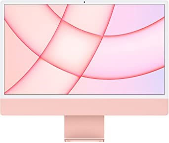 Apple iMac with 4.5K Retina display - Todo en uno - M1 - RAM 8 GB - SSD 256 GB - M1 7-core GPU - WLAN: Bluetooth 5.0, 802.11a/b/g/n/ac/ax - macOS Monterey 12.0 - monitor: LED 24" 4480 x 2520 (4.5K) - teclado: EE. UU. - rosa