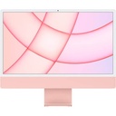Apple iMac with 4.5K Retina display - Todo en uno - M1 - RAM 8 GB - SSD 256 GB - M1 8-core GPU - GigE - WLAN: Bluetooth 5.0, 802.11a/b/g/n/ac/ax - macOS Monterey 12.0 - monitor: LED 24" 4480 x 2520 (4.5K) - teclado: EE. UU. - rosa