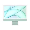 Apple iMac with 4.5K Retina display - Todo en uno - M1 - RAM 8 GB - SSD 512 GB - M1 8-core GPU - GigE - WLAN: Bluetooth 5.0, 802.11a/b/g/n/ac/ax - macOS Monterey 12.0 - monitor: LED 24" 4480 x 2520 (4.5K) - teclado: español - verde