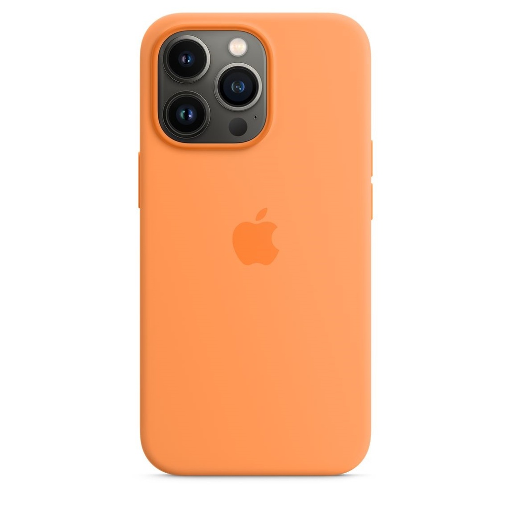 Apple - Carcasa trasera para teléfono móvil - con MagSafe - silicona - caléndula - para iPhone 13 Pro