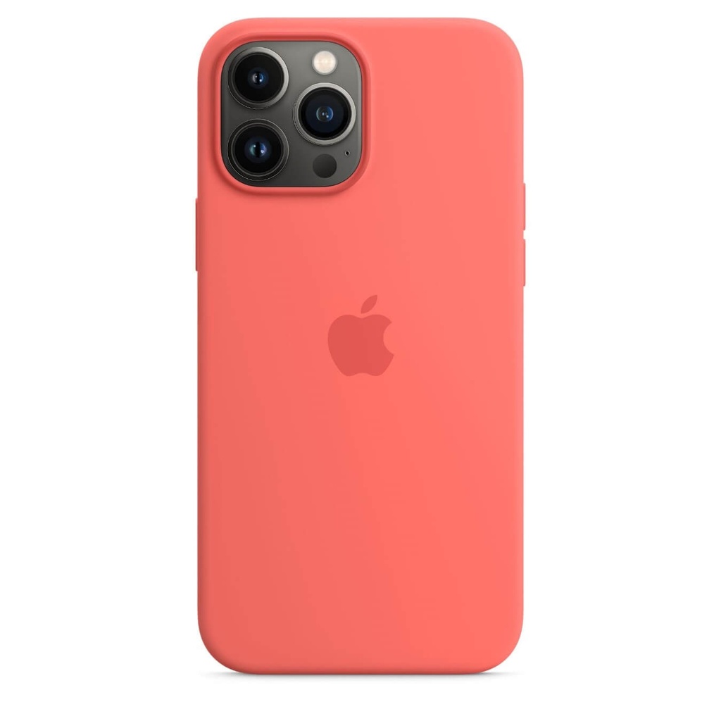 Apple - Carcasa trasera para teléfono móvil - con MagSafe - silicona - rosa pomelo - para iPhone 13 Pro Max