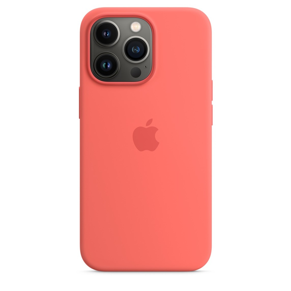 Apple - Carcasa trasera para teléfono móvil - con MagSafe - silicona - rosa pomelo - para iPhone 13 Pro