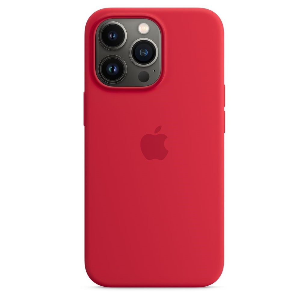 Apple - (PRODUCT) RED - carcasa trasera para teléfono móvil - con MagSafe - silicona - producto (ROJO) - para iPhone 13 Pro