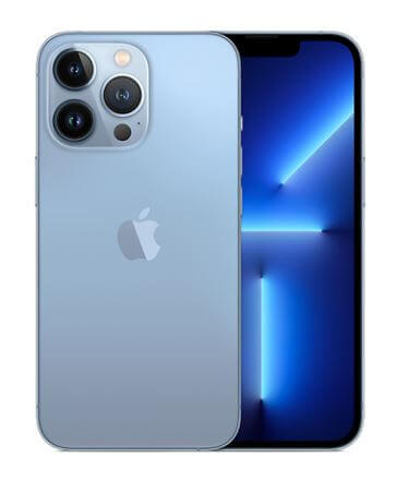 Apple iPhone 13 Pro - Smartphone - iOS - 128 GB - sierra blue - Touch - Ceramic Shield