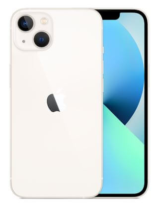 Apple iPhone 13 - Smartphone - iOS - 256 GB - Starlight - MLQ73LZ/A