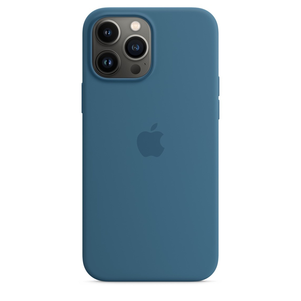 Apple - Carcasa trasera para teléfono móvil - con MagSafe - silicona - arrendajo azul - para iPhone 13 Pro Max
