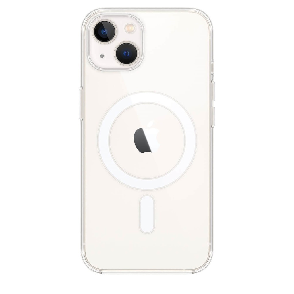 Apple - Carcasa trasera para teléfono móvil - con MagSafe - policarbonato - transparente - para iPhone 13