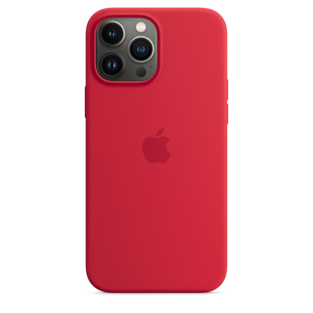Apple - (PRODUCT) RED - carcasa trasera para teléfono móvil - con MagSafe - silicona - producto (ROJO) - para iPhone 13 Pro Max