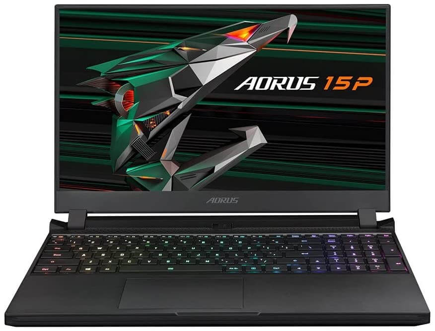 Gigabyte AORUS 15P KD-72LA223SH - Notebook - 15.6" - Intel Core i7 i7-11800H - 16 GB - 512 GB SSD - NVIDIA GeForce RTX 3060P - Windows 10 Home - Spanish