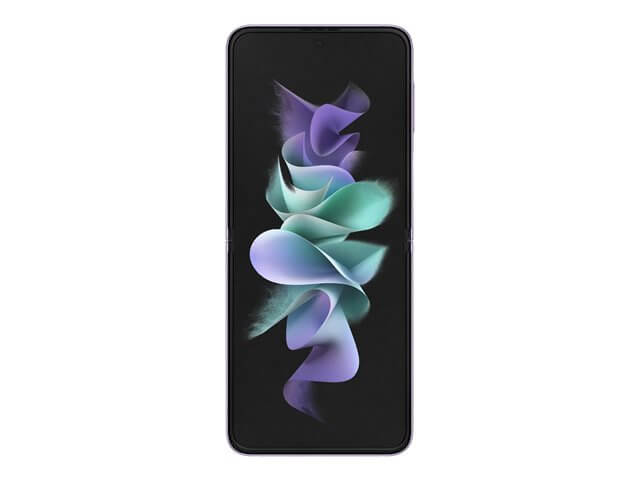 Samsung Galaxy Z Flip3 5G - 5G smartphone - SIM doble - RAM 8 GB / 256 GB - pantalla OLED - 6.7" - 2640 x 1080 píxeles (120 Hz) - 2 x cámaras traseras 12 MP, 12 MP - front camera 10 MP - lavanda