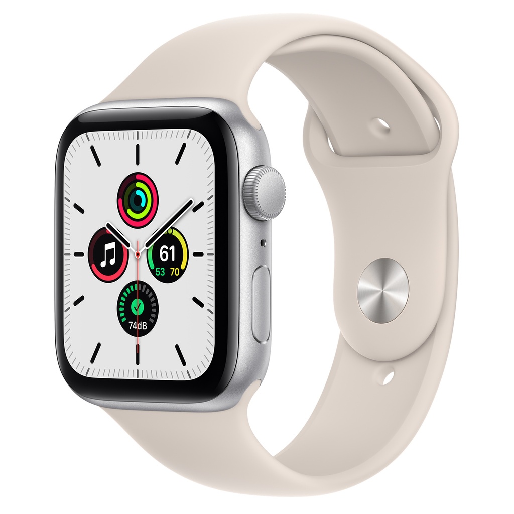 Apple Watch - Smart watch - Silver aluminum - SE GPS 44mm Case wit