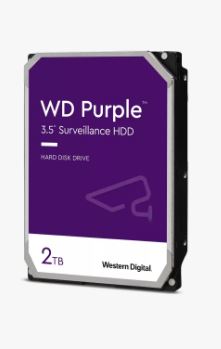 Western Digital WD Purple Surveillance Hard Drive - Hard drive - Internal hard drive - 2 TB - 3.5"