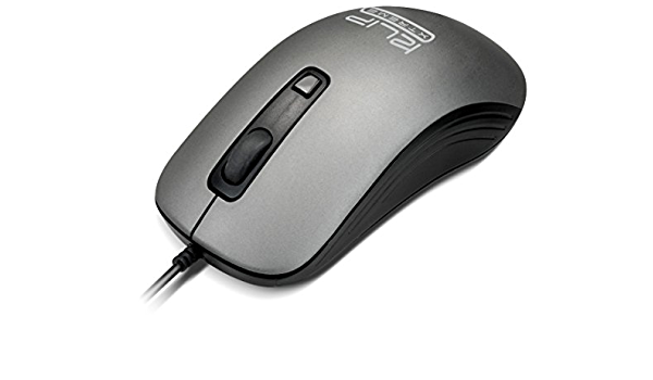 Klip Xtreme - Mouse - Bluetooth 5.0 - Wireless - Black/gray - 3-buttons up 1600dpi