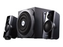 Klip Xtreme KES-390 AcoustixFusion II - Sistema de altavoces - para PC - canal 2.1 - 48 vatios (Total) - negro