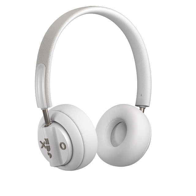 JAM Out There - Auriculares con diadema con micro - en oreja - Bluetooth - inalámbrico - cancelación de sonido activo - gris