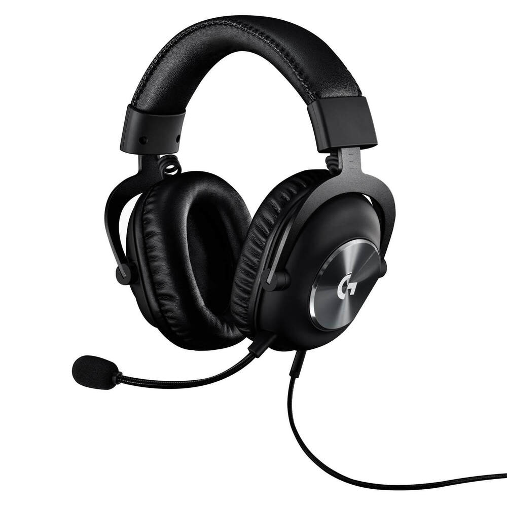 Logitech G Pro - Auricular - tamaño completo - cableado - conector de 3,5 mm - aislamiento de ruido - negro
