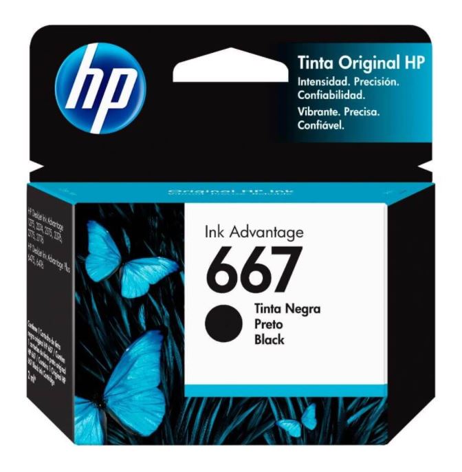 HP - 667 - Ink cartridge - Black - 3YM79AL