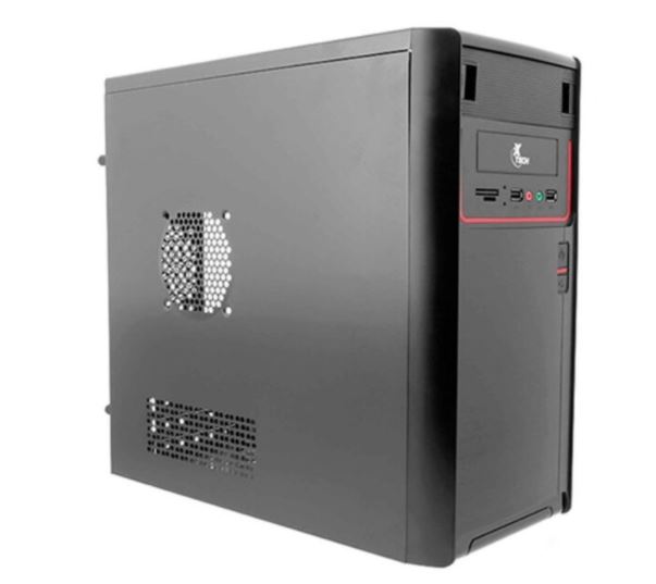 CASE X-MICRO (933-BU) CON FUENTE 600W NEGRO