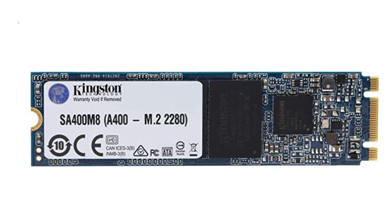 Kingston A400 - Unidad en estado sólido - 120 GB - interno - M.2 2280 - SATA 6Gb/s