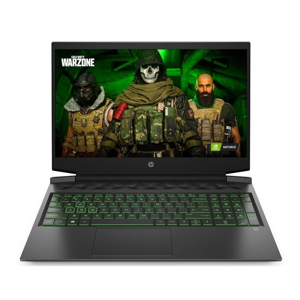 HP - Notebook - 15" - 1920 x 1080 LED - AMD Ryzen 5 4600H / 3.06 GHz - 8 GB DDR4 SDRAM - 512 GB SSD - GeForce GTX 1650Ti - Windows 10 Home - Green - Spanish - 1-year warranty