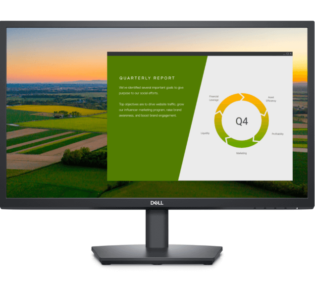 Dell E2422HS - Monitor LED - 24" (23.8" visible) - 1920 x 1080 Full HD (1080p) @ 60 Hz - IPS - 250 cd/m² - 1000:1 - 5 ms - HDMI, VGA, DisplayPort - altavoces - con 3 años de servicio de intercambio avanzado - para Latitude 5320, 5520; OptiPlex 3090; Vostro 14 5410, 15 5510