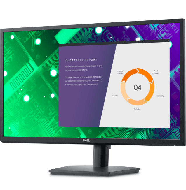 Dell E2722HS - Monitor LED - 27" - 1920 x 1080 Full HD (1080p) @ 60 Hz - IPS - 300 cd/m² - 1000:1 - 5 ms - HDMI, VGA, DisplayPort - altavoces - con 3 años de servicio de intercambio avanzado - para Latitude 5320, 5520; OptiPlex 3090; Vostro 14 5410, 15 5510