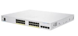 CBS350-24P-4X-NA-/Cisco 350 CBS350-24P-4X Ethernet Switch - 24 Ports - Manageable - 2 Layer Supported - Modular - 34.53 W Power Consumption - 195 W PoE Budget - Optical Fiber, Twisted Pair - PoE Ports - Lifetime Limited Warranty