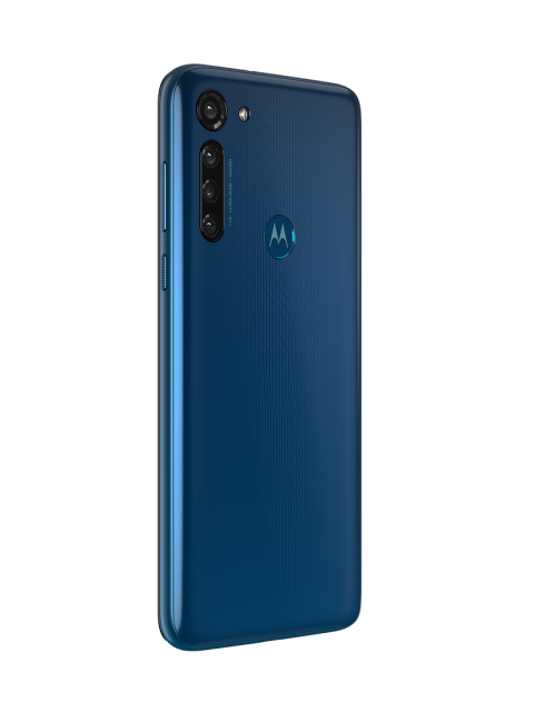 Motorola Moto G8 Power - 4G smartphone - SIM doble - RAM 4 GB / 64 GB - microSD slot - pantalla LCD - 6.4" - 2300 x 1080 píxeles - 4x x cámaras traseras 16 MP, 2 MP, 8 MP, 8 MP - front camera 16 MP - azul