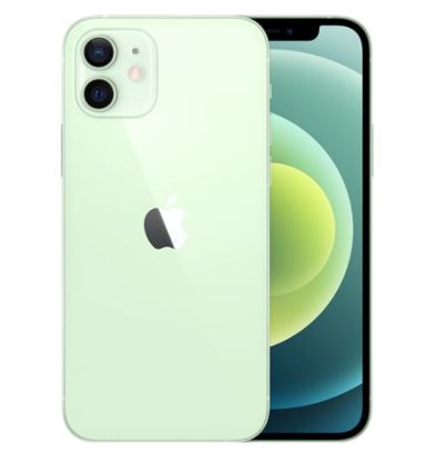 Apple iPhone 12 - Teléfono inteligente - Single SIM - 5G NR - 128 GB - 6.1" - 2532 x 1170 píxeles (460 ppi) - Super Retina XDR Display (cámara frontal de 12 MP) - 2 x cámaras traseras - verde