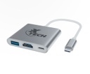 Xtech - Video adapter - USB Type C - HDMI (f) Type C(f) USB 3.0(f) - 3 in one XTC-565