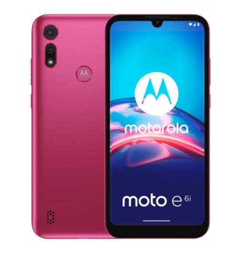 Motorola E6i - Smartphone - Android - 32 GB - Electric Pink - Touch - Dual SIM