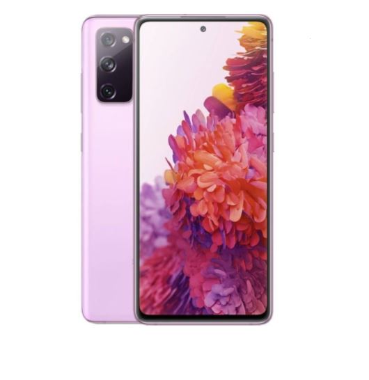 Samsung Galaxy S20 FE - 4G smartphone - SIM doble - RAM 6 GB / 128 GB - microSD slot - pantalla OLED - 6.5" - 2400 x 1080 píxeles (120 Hz) - 3 x cámaras traseras 12 MP, 12 MP, 8 MP - front camera 32 MP - cloud lavender