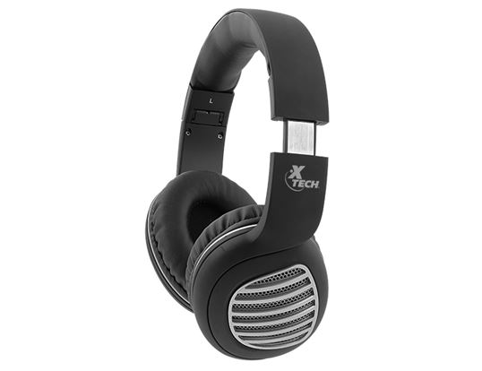 Xtech Palladium - XTH-630 - Auriculares con diadema - Inalámbrico- Características: Diseño liviano que calza cómodamente sobre los oídos - Microparlantes de 40mm imparten un sonido natural y muy nítido desde distintas fuentes de audio - Diseño plegable para fácil transporte - Controles de conexión, y para gestión de música o llamadas integrados en la unidad - Audífono: Unidad del parlante: Fi40mm - Máxima potencia de salida (R.M.S.): 20mW  - Relación de señal a ruido: 80dB - Impedancia: 32?±15% 