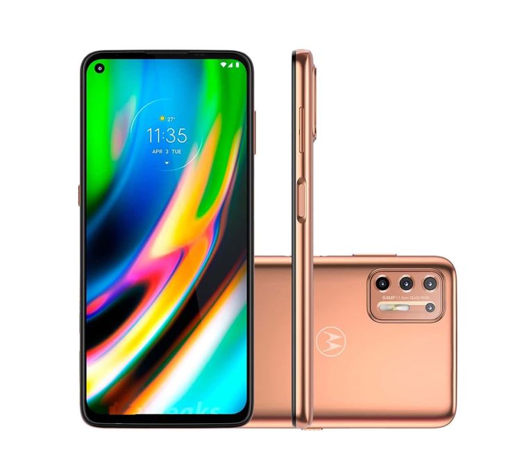 Motorola G9 Plus - Smartphone - Android - 128 GB - Copper Rose - Touch - XT2087-1 Dual SIM