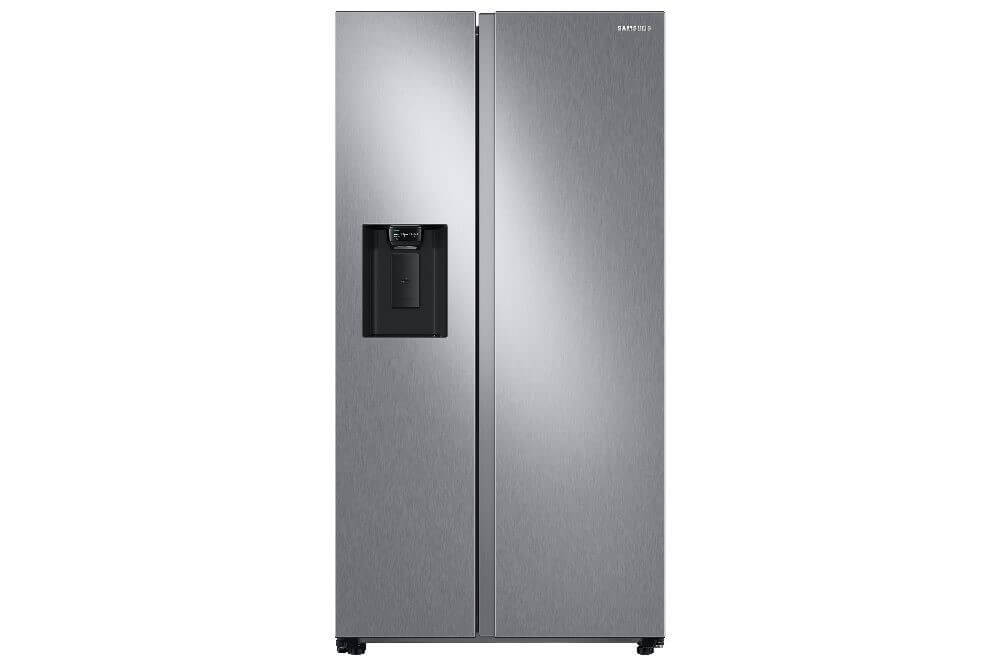 Samsung RS27T5200S9 - Frigorífico/congelador - side-by-side con dispensador de agua, dispensador de hielo - autónomo - ancho: 91.2 cm - fondo: 85.1 cm - alto: 178 cm - 799 litros - gris