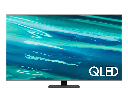 Samsung QN55Q80AAP - 55" Clase diagonal Q80A Series TV LCD con retroiluminación LED - QLED - Smart TV - Tizen OS - 4K UHD (2160p) 3840 x 2160 - HDR - Quantum Dot - carbón plateado