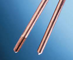 Varilla copperweld 2,44 m con conector 5/8"