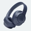 JBL TUNE 760NC - Auriculares con diadema con micro - tamaño completo - Bluetooth - inalámbrico, cableado - cancelación de sonido activo - conector de 3,5 mm - azul