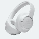 JBL TUNE 760NC - Auriculares con diadema con micro - tamaño completo - Bluetooth - inalámbrico, cableado - cancelación de sonido activo - conector de 3,5 mm - blanco