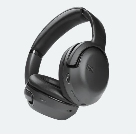 JBL Tour ONE - Auriculares con diadema con micro - tamaño completo - Bluetooth - inalámbrico, cableado - cancelación de sonido activo - conector de 3,5 mm - negro