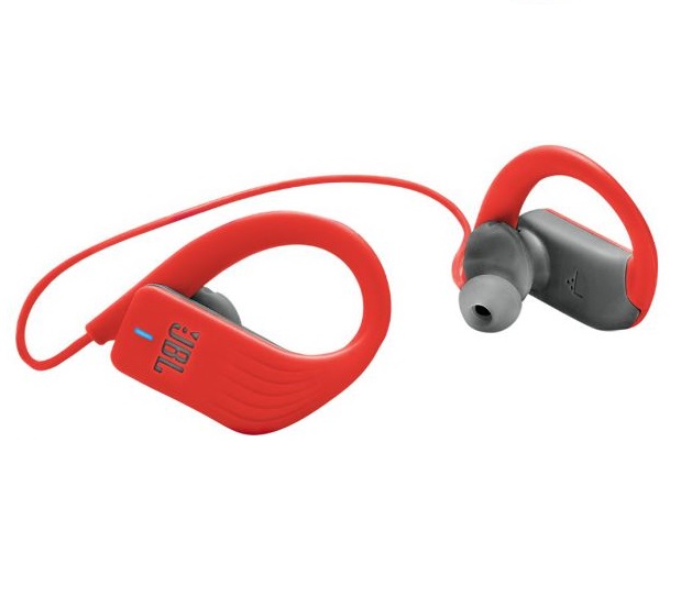 JBL Endurance SPRINT - Auriculares internos con micro - en oreja - montaje encima de la oreja - Bluetooth - inalámbrico - rojo