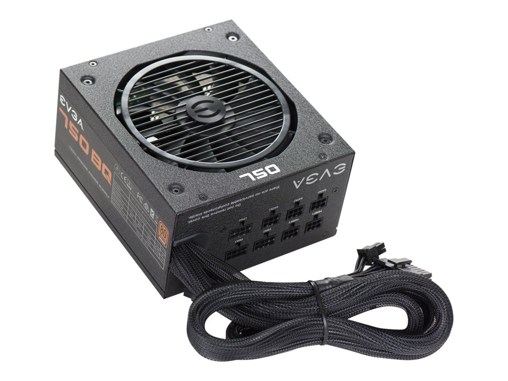 EVGA 750 BQ - Fuente de alimentación (interna) - 80 PLUS Bronze - CA 100-240 V - 750 vatios