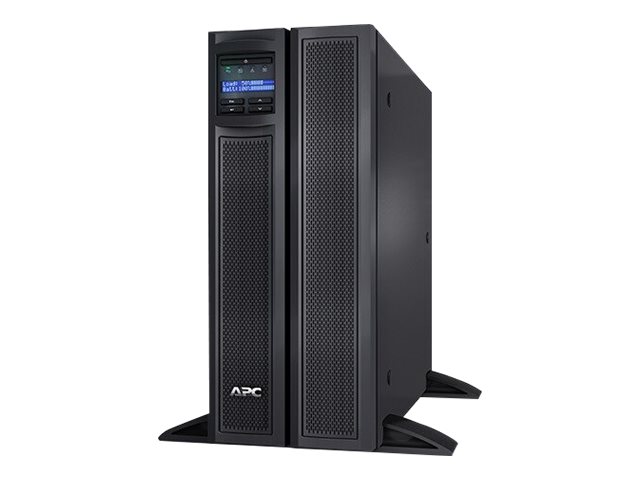 APC Smart-UPS X 3000 Rack/Tower LCD - UPS (montaje en rack / externo) - CA 120 V - 2700 vatios - 3000 VA - Ethernet 10/100, RS-232, USB - conectores de salida: 10 - 2U - Canadá, Estados Unidos - negro - con APC UPS Network Management Card AP9631 - para P/N: AR4024SPX432, NBWL0356A, SCL500RM1UC, SCL500RM1UNC, SMTL1000RM2UC, SMTL750RM2UC