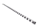 Tripp Lite Power Strip 120V 5-15R 24 Outlet 15' Cord Vertical Metal 0URM - Power distribution strip - AC 120 V - input: NEMA 5-15 - output connectors: 24 (NEMA 5-15) - 4.6 m - Canada, United States - white