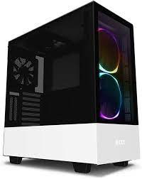 NZXT H series H510 Elite - Torre - ATX - panel lateral con ventana - sin fuente de alimentación - blanco mate - USB/Audio