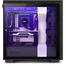 NZXT H series H710i - Torre - placa ATX extendida - panel lateral con ventana (cristal templado) - sin fuente de alimentación - blanco mate - USB/Audio